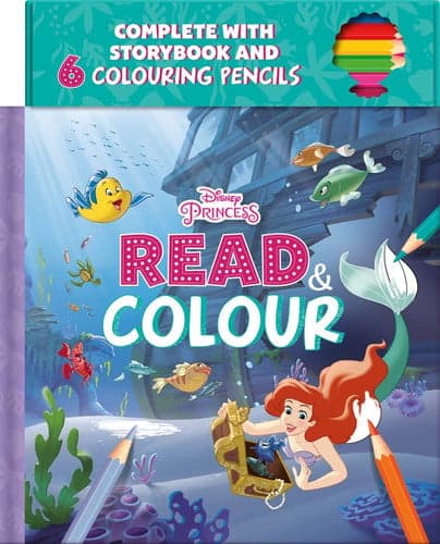 Cover of Disney Princess Read & Colour