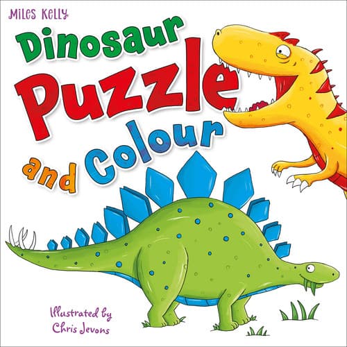 Cover of Dinosaur Puzzle and Colour