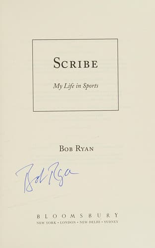 Cover of Scribe My Life in Sports