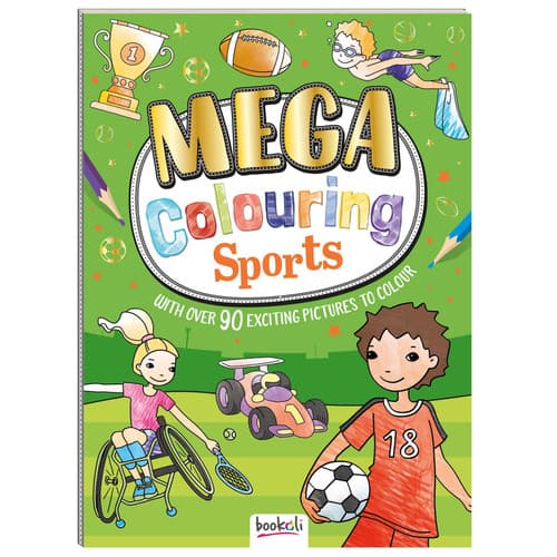 Cover of Mega Colouring Sports