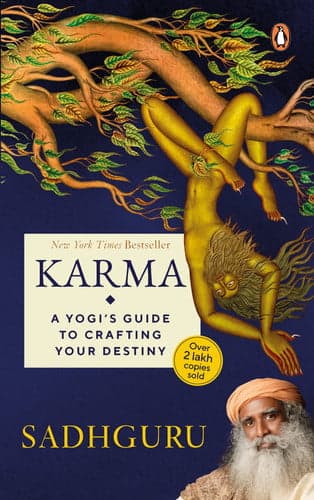 Cover of Karma A Yogi's Guide to Crafting Your Destiny NEW YORK TIMES, USA TODAY, and PUBLISHERS WEEKLY BESTSELLER , Must-Read Book on Spirituality and Self-improvement by Sadhguru