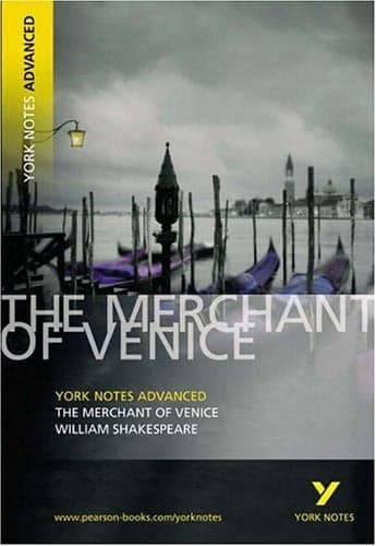 Cover of The Merchant of Venice, William Shakespeare Notes