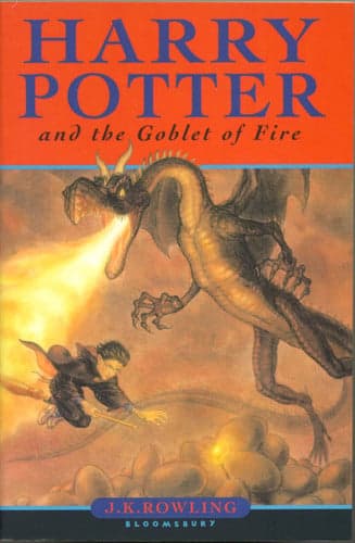 Cover of Harry Potter and the Goblet of Fire. J.K. Rowling