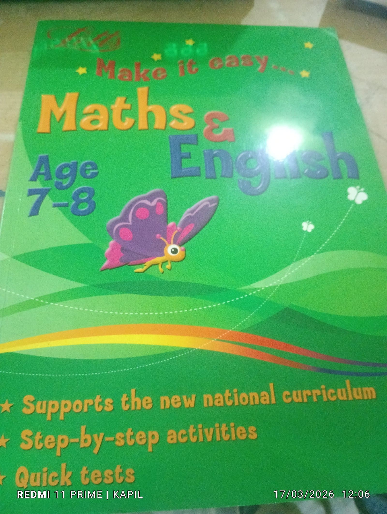 Cover of maths English