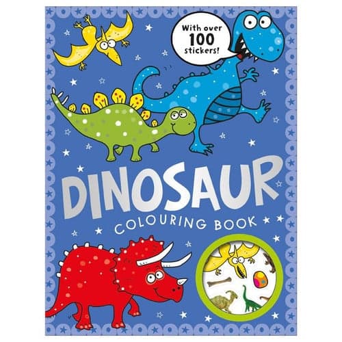 Cover of Cartoon Dinosaur Colouring Book