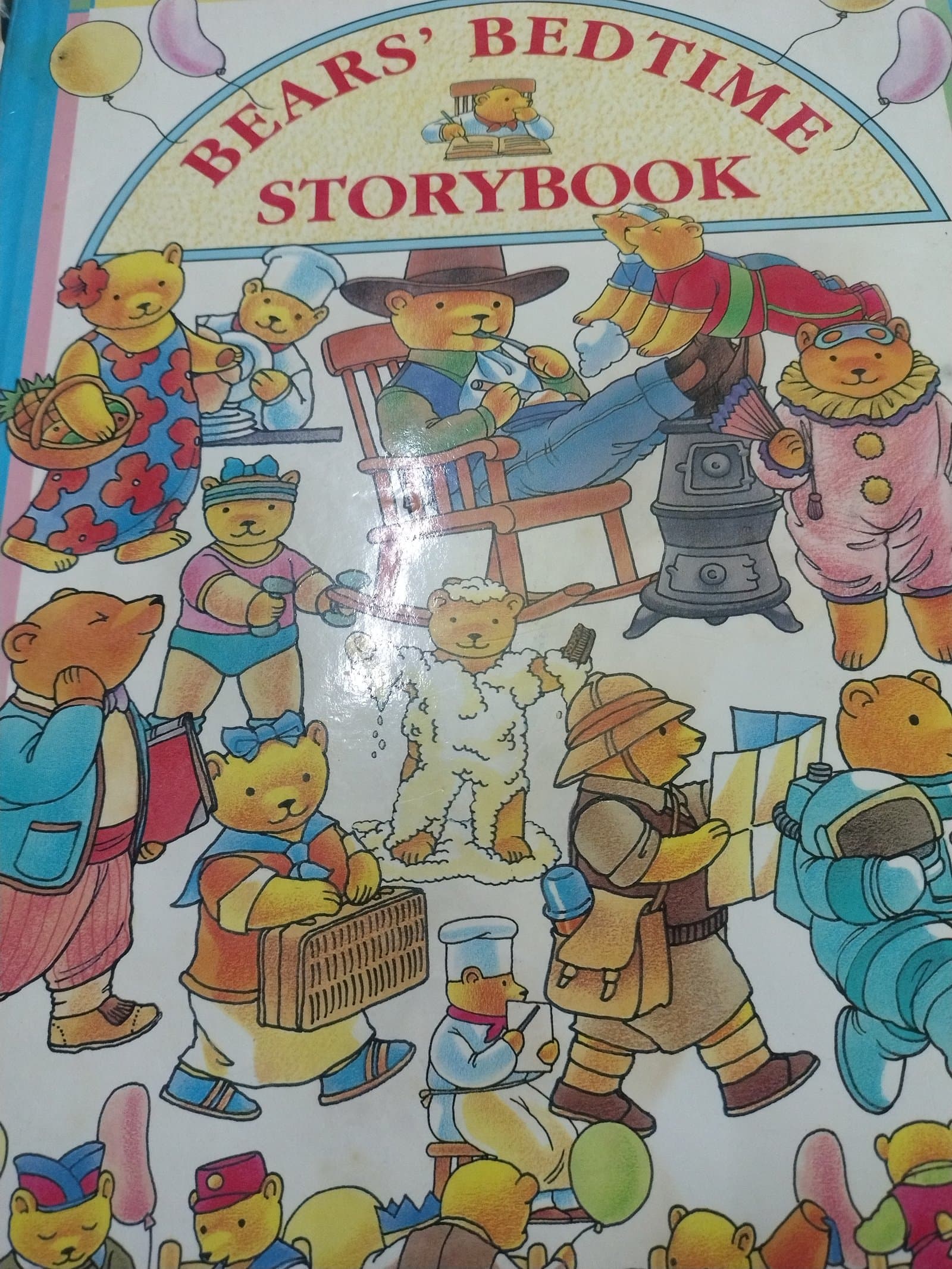 Cover of bears bedtime Storiebook