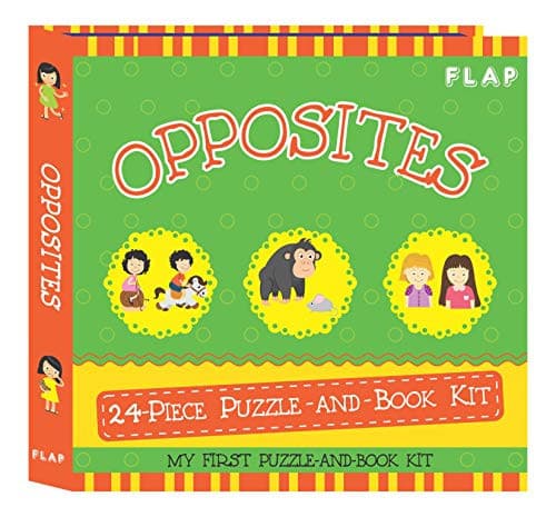 Cover of FLAP - 24 piece Puzzle + Book - Opposites