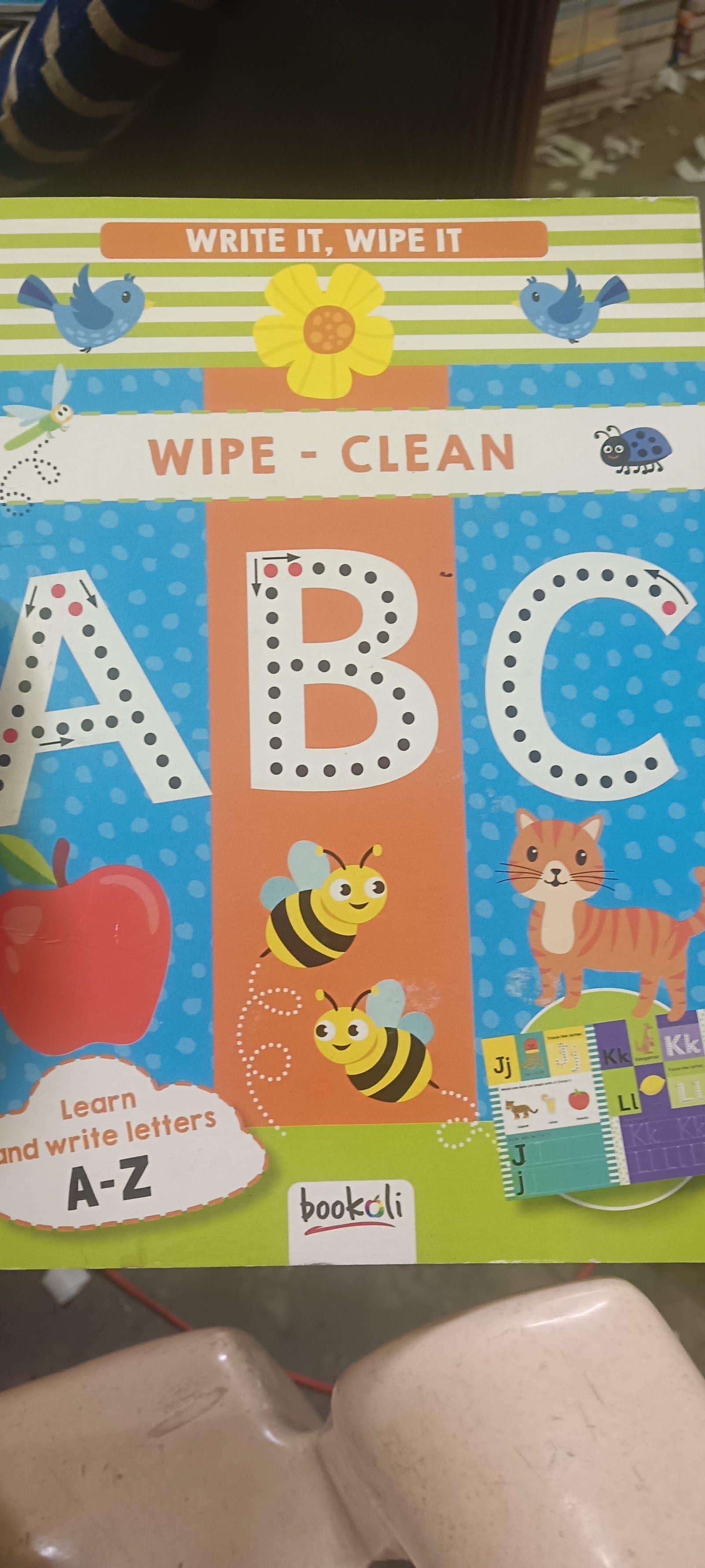Cover of wipe clean abc