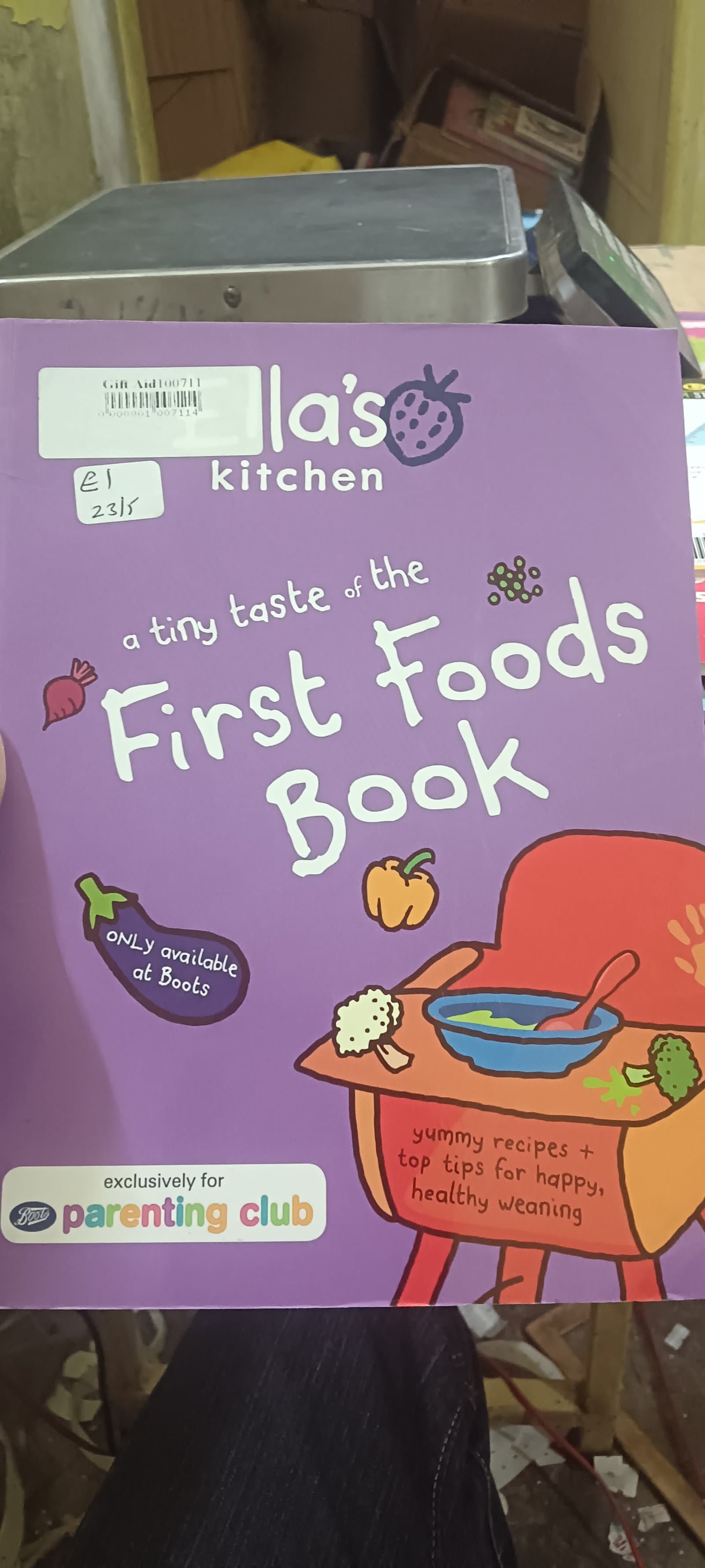 Cover of first food book