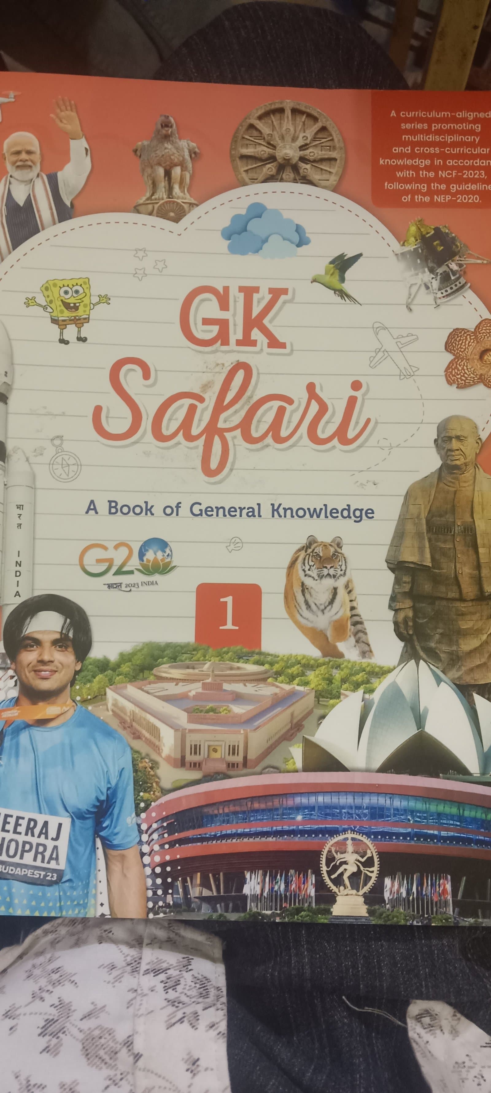 Cover of gk safari a book of general knowledge
