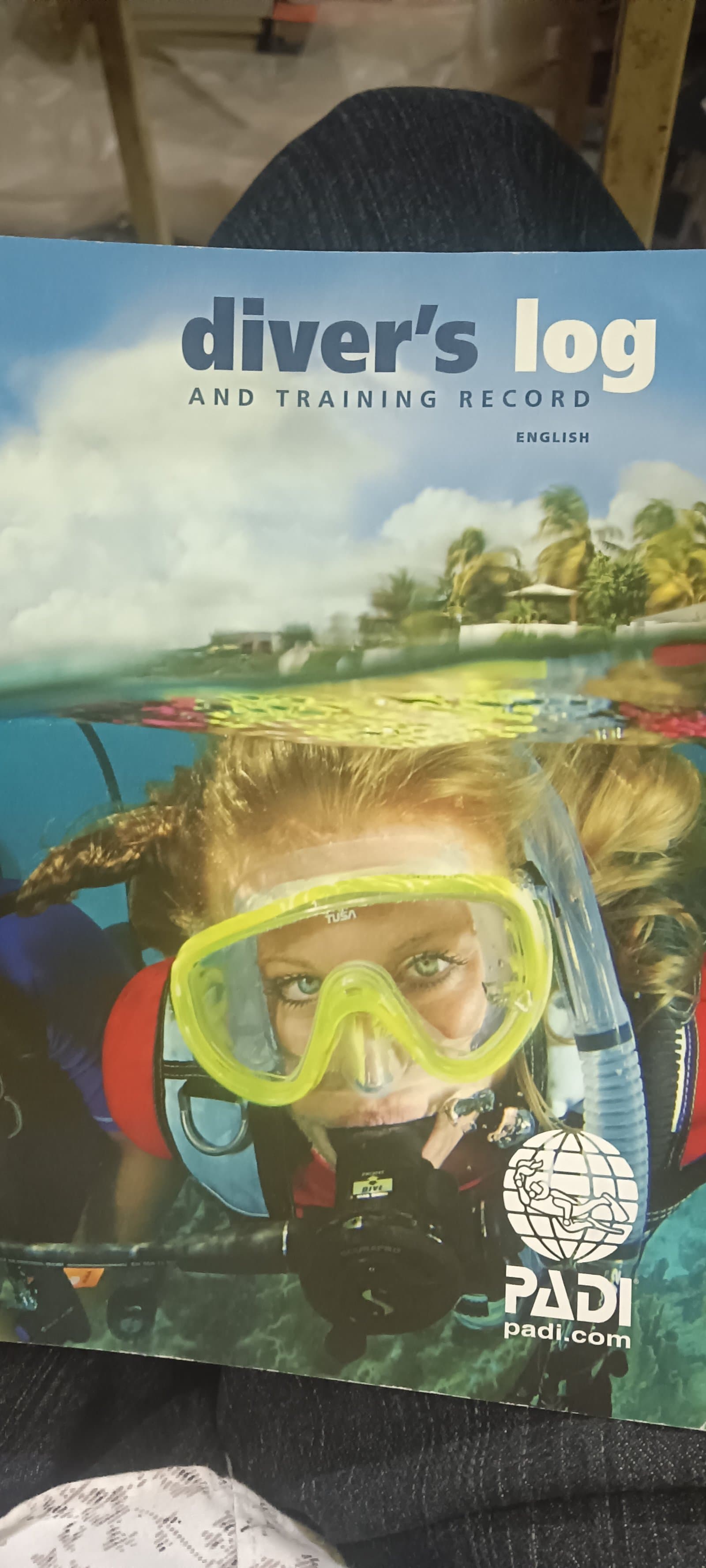 Cover of diver's log