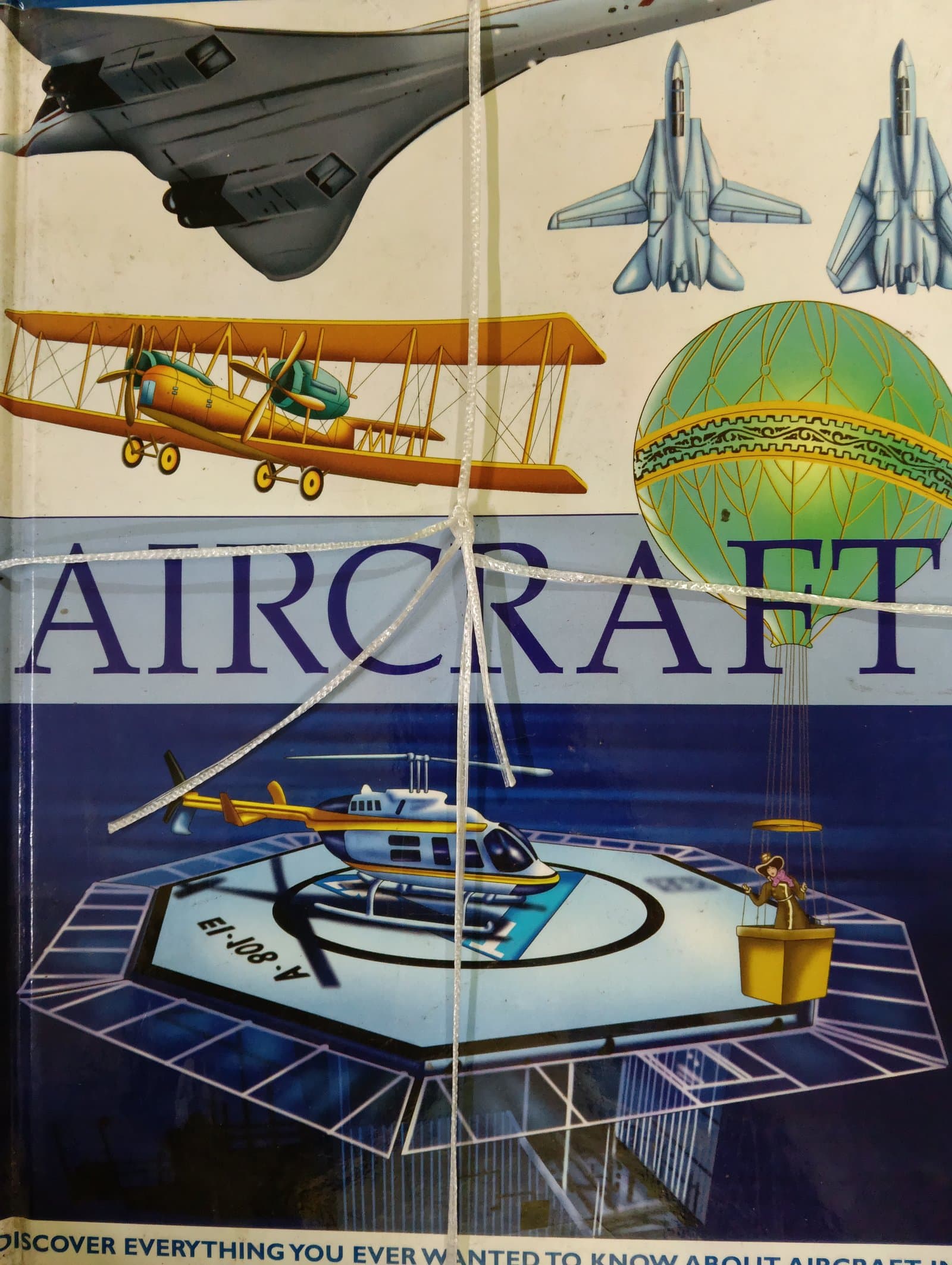 Cover of Encyclopedia Set of 3 Books (Aircraft, Sharks, Big cats)