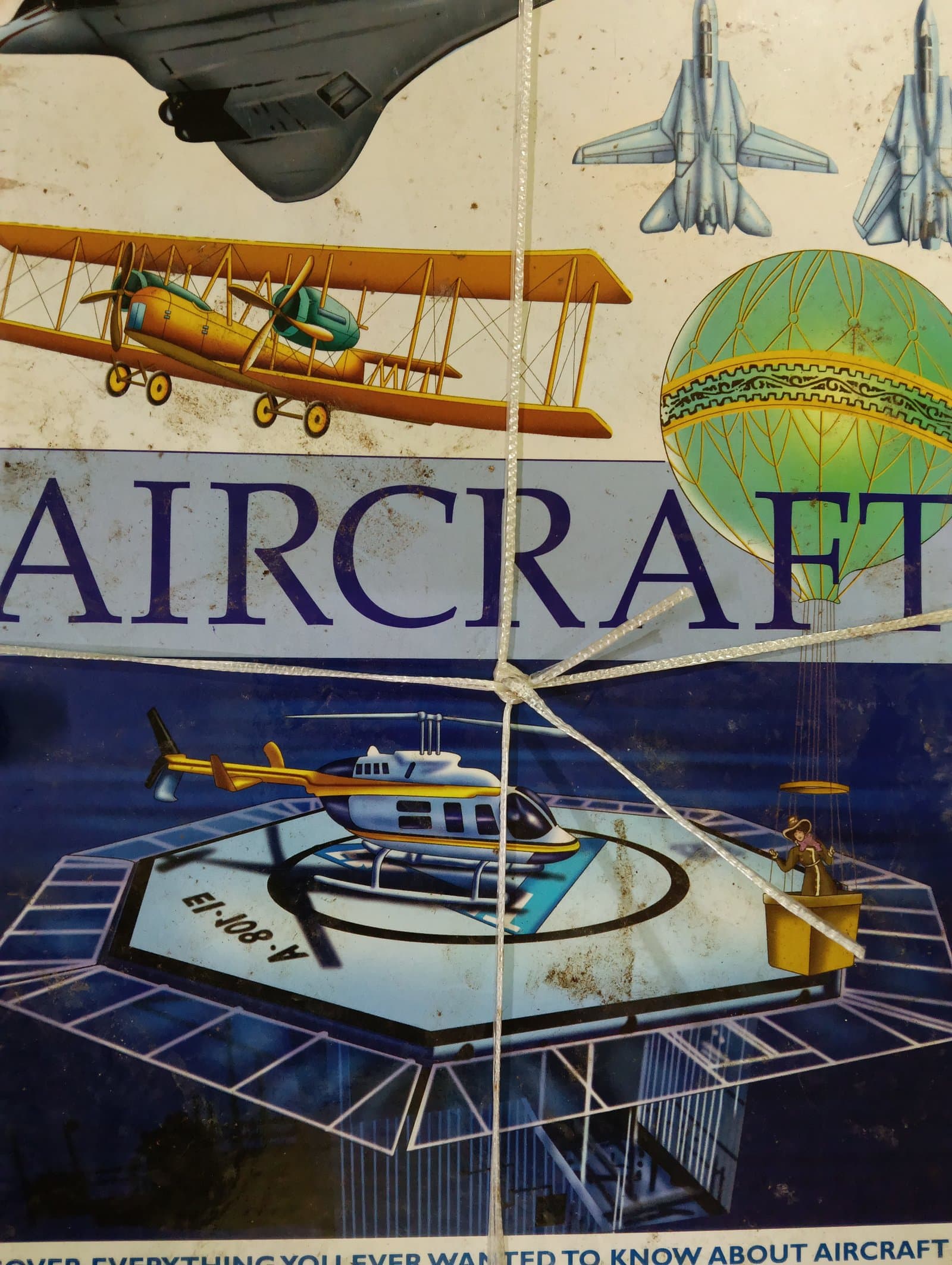 Cover of Encyclopedia Set of 4 Books (Aircraft, Step into the world Ancient Egypt, Big cats, Shark)
