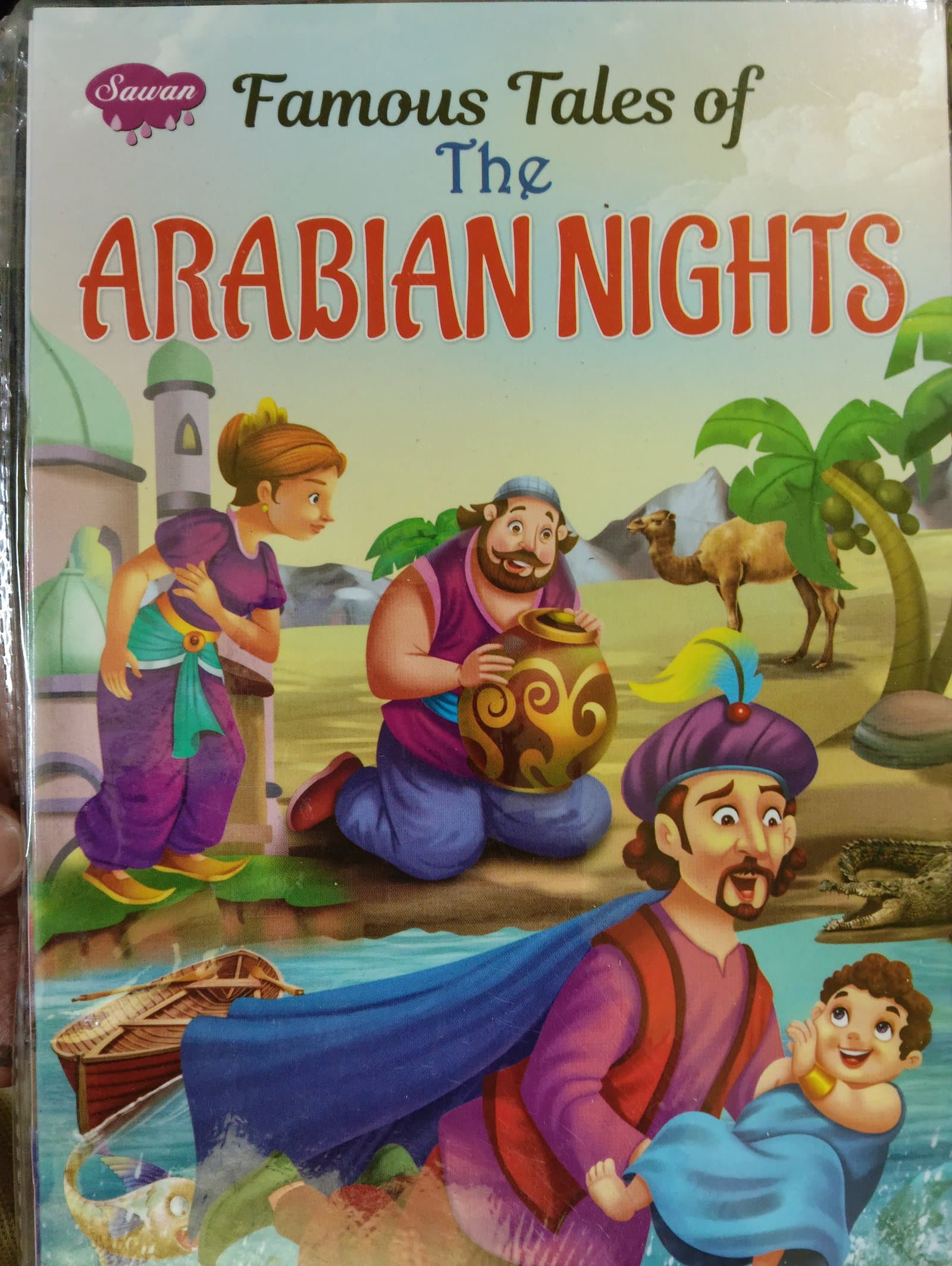 Cover of Famous Tales of the Arabian nights Set of 4 Books