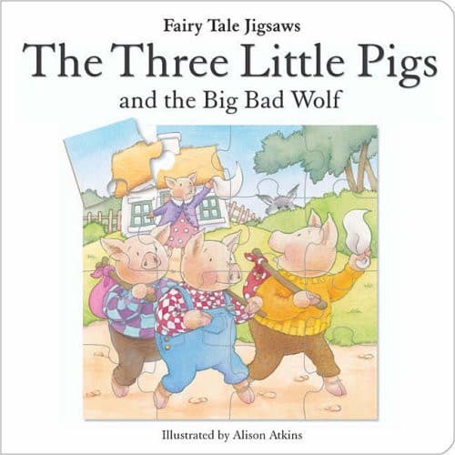 Cover of Three Little Pigs/Big Bad Wolf Jigsaw Bk