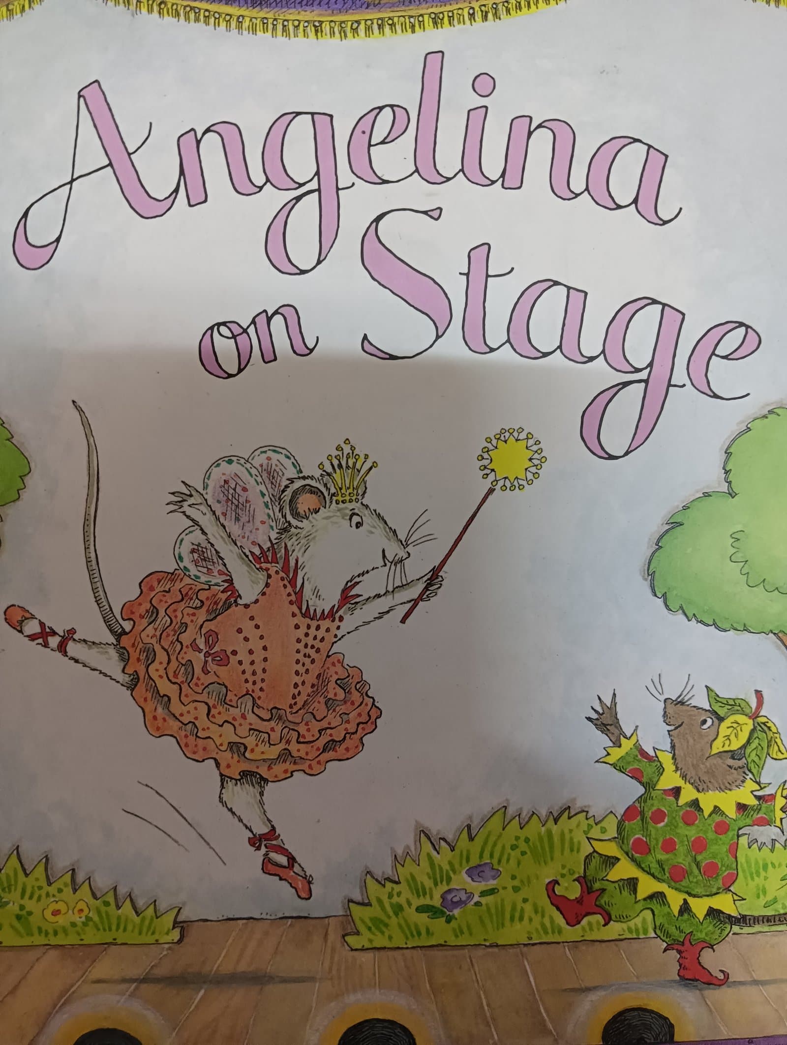 Cover of Angelina on stage