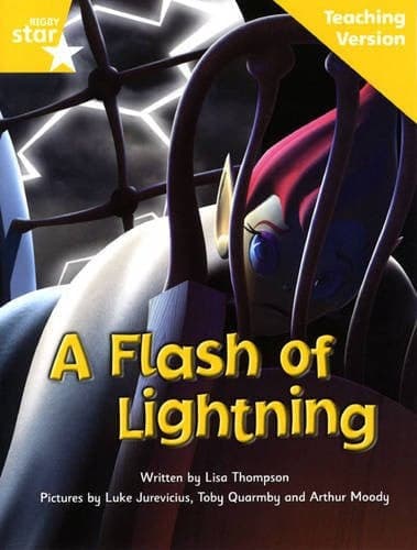 Cover of Fantastic Forest Yellow Level Fiction A Flash of Lightning Teaching Version