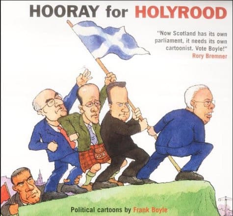 Cover of Hooray for Holyrood Political Cartoons