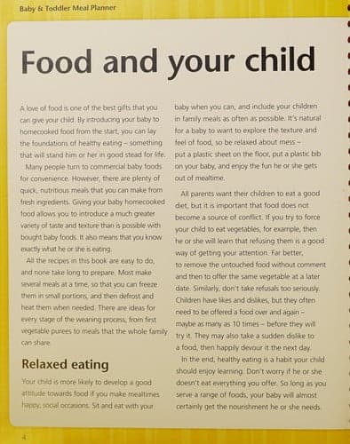 Cover of Baby and Toddler Recipes Quick, Easy and Healthy