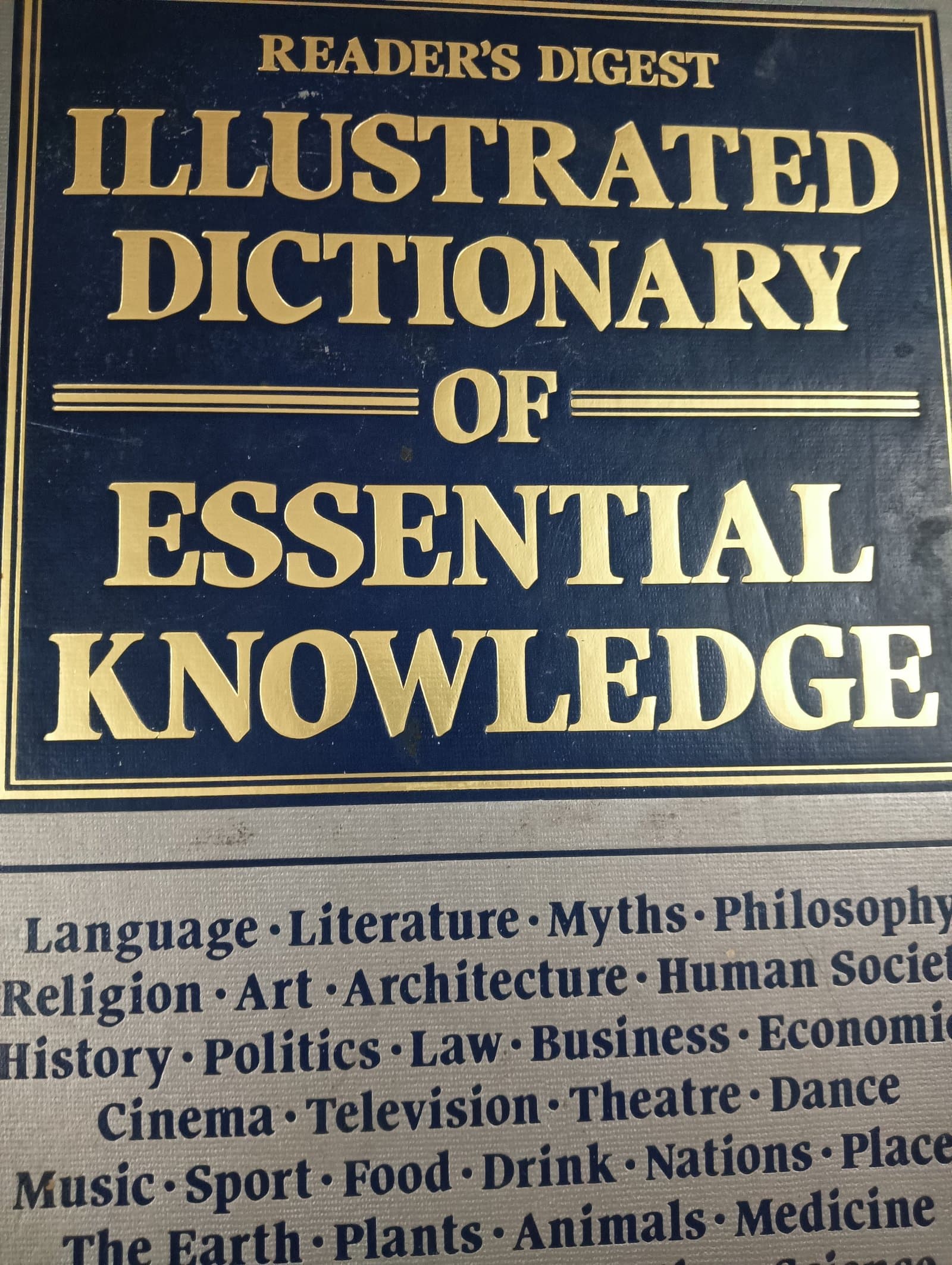 Cover of Illustrated dictionary of essential knowledge