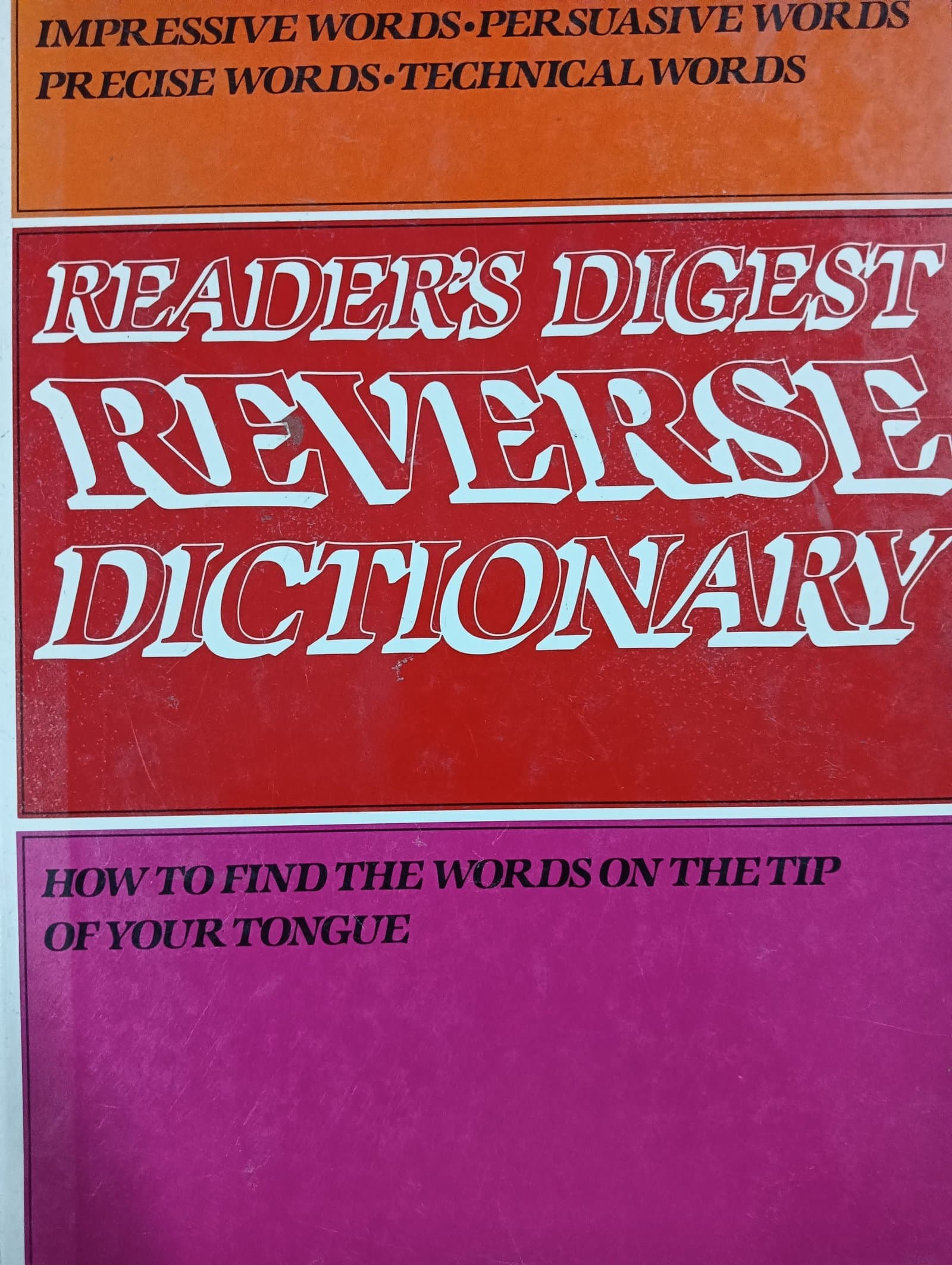 Cover of Reverse Dictionary