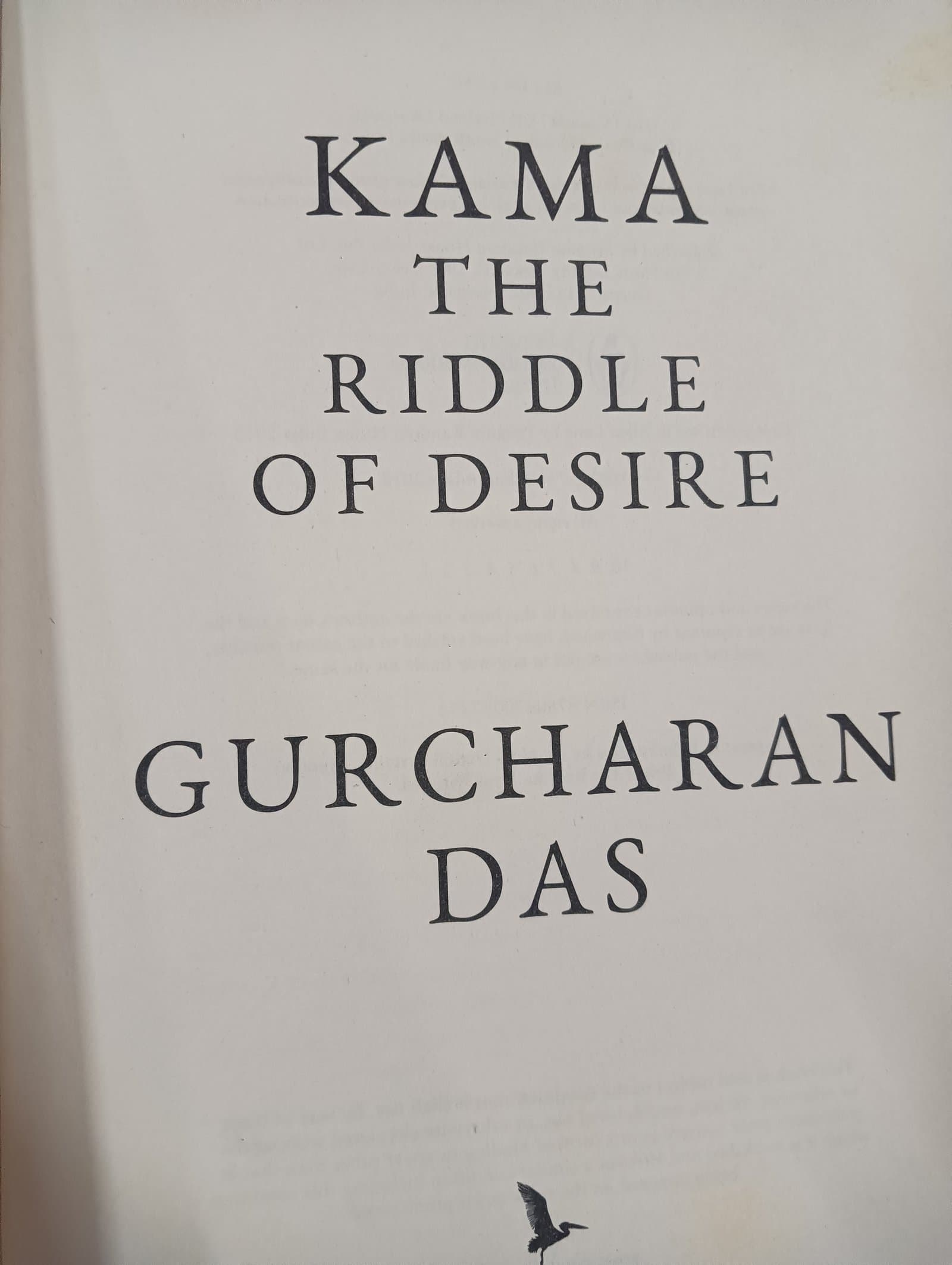 Cover of Kama The riddle of desire