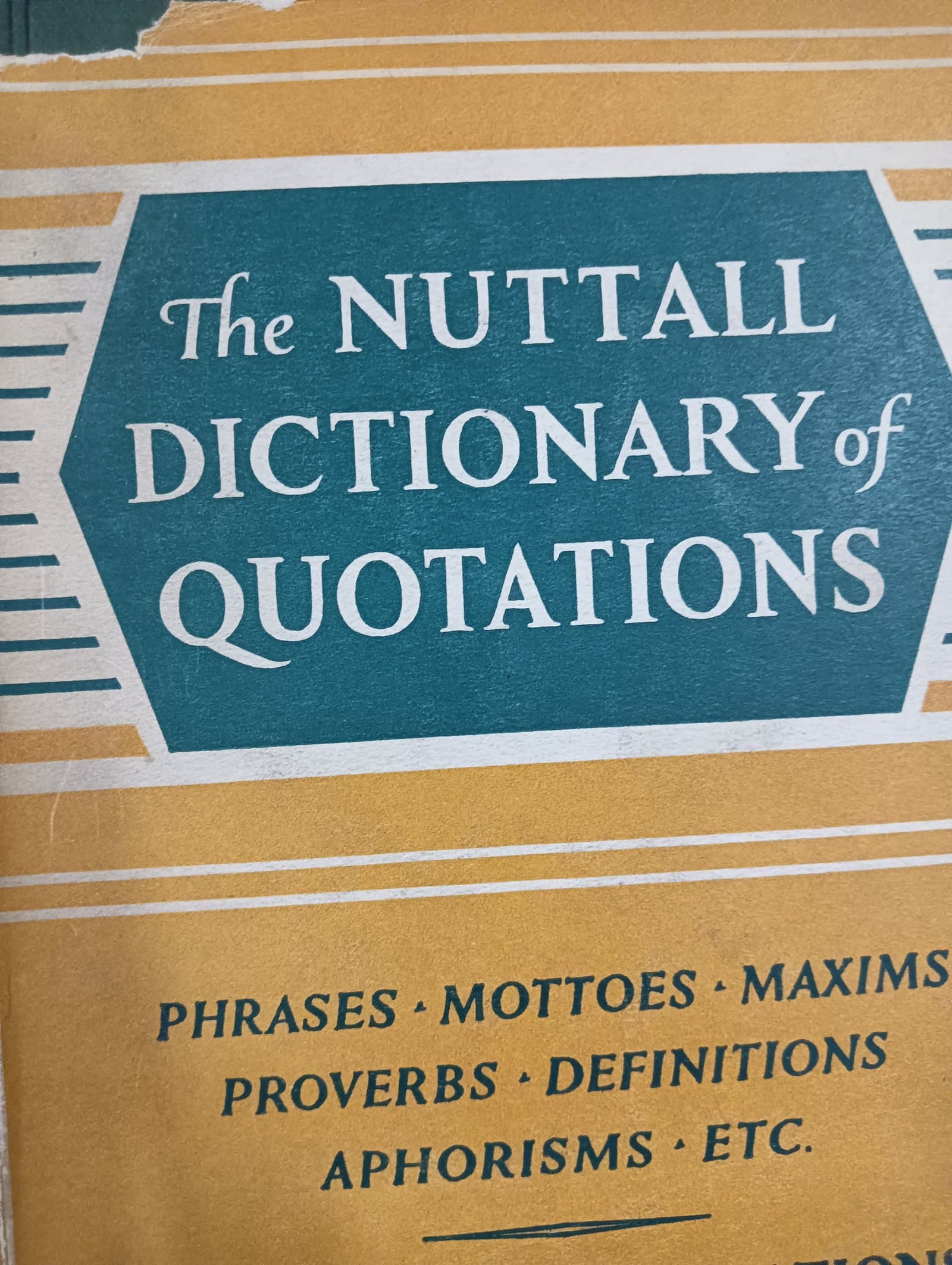 Cover of The nuttail dictionary of quotation