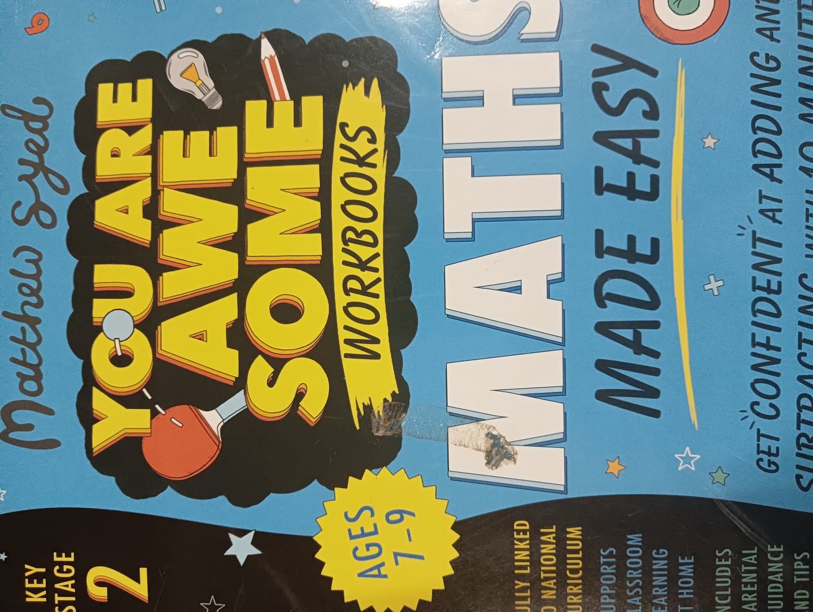 Cover of You are Awesome workbook mathsade easy