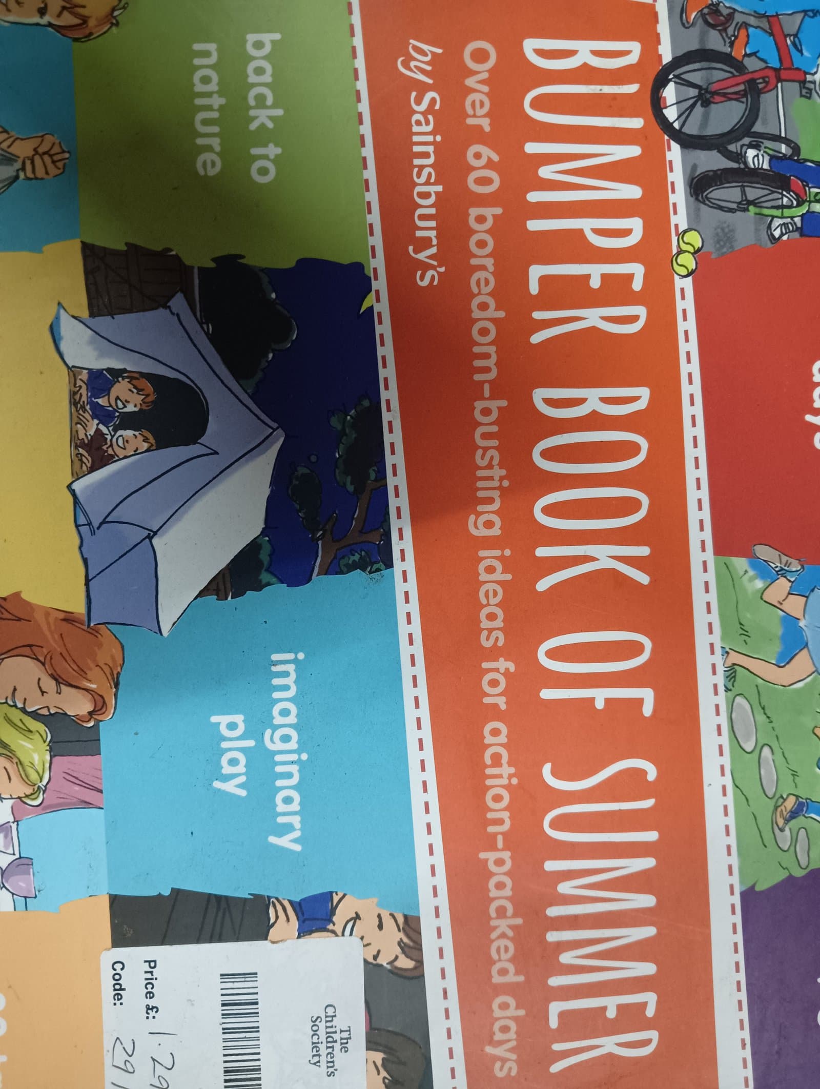 Cover of Bumper book of summer