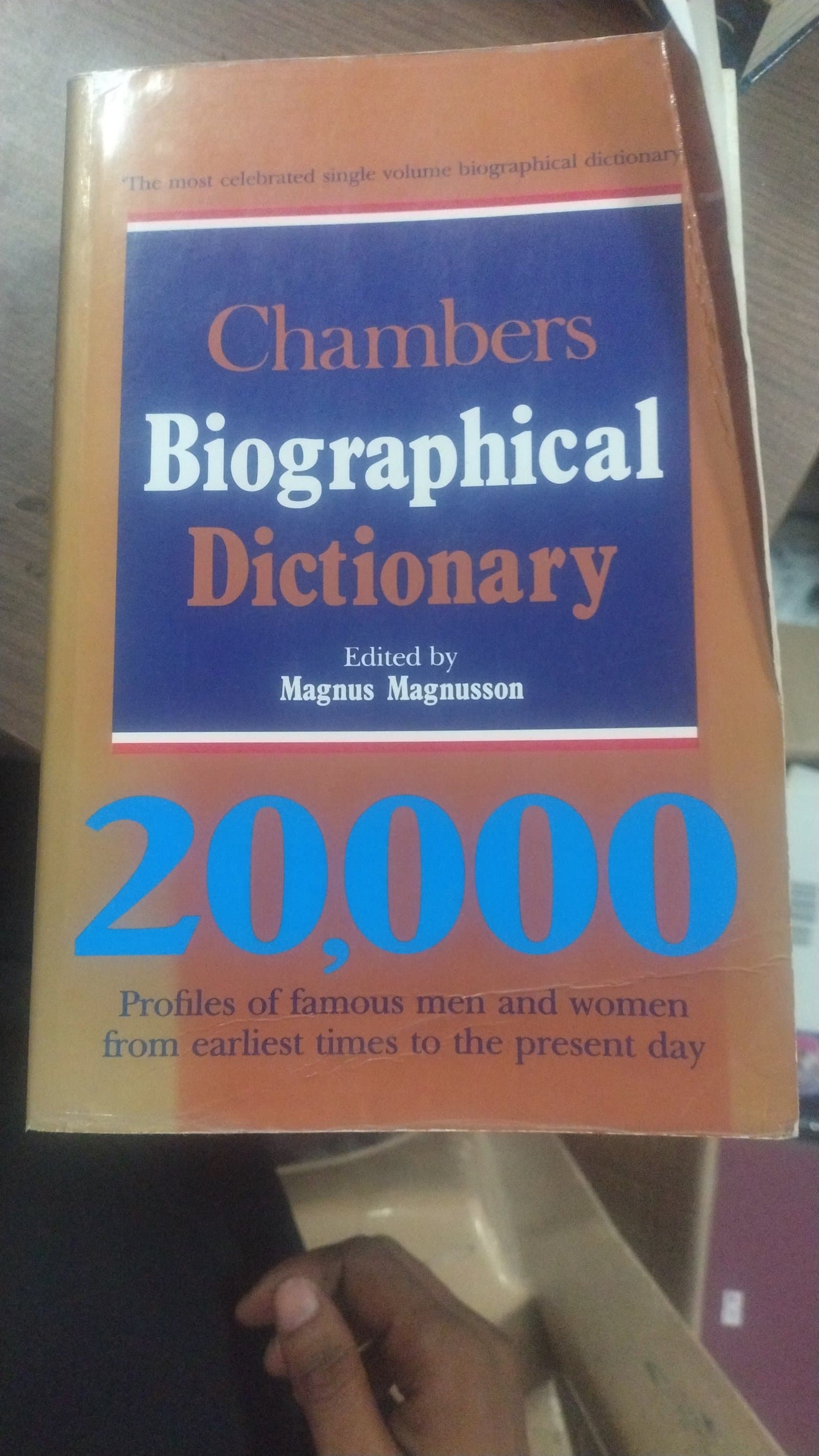 Cover of Chanmbers Biographical Dictionary